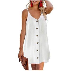 White Amazon dress. Never worn.